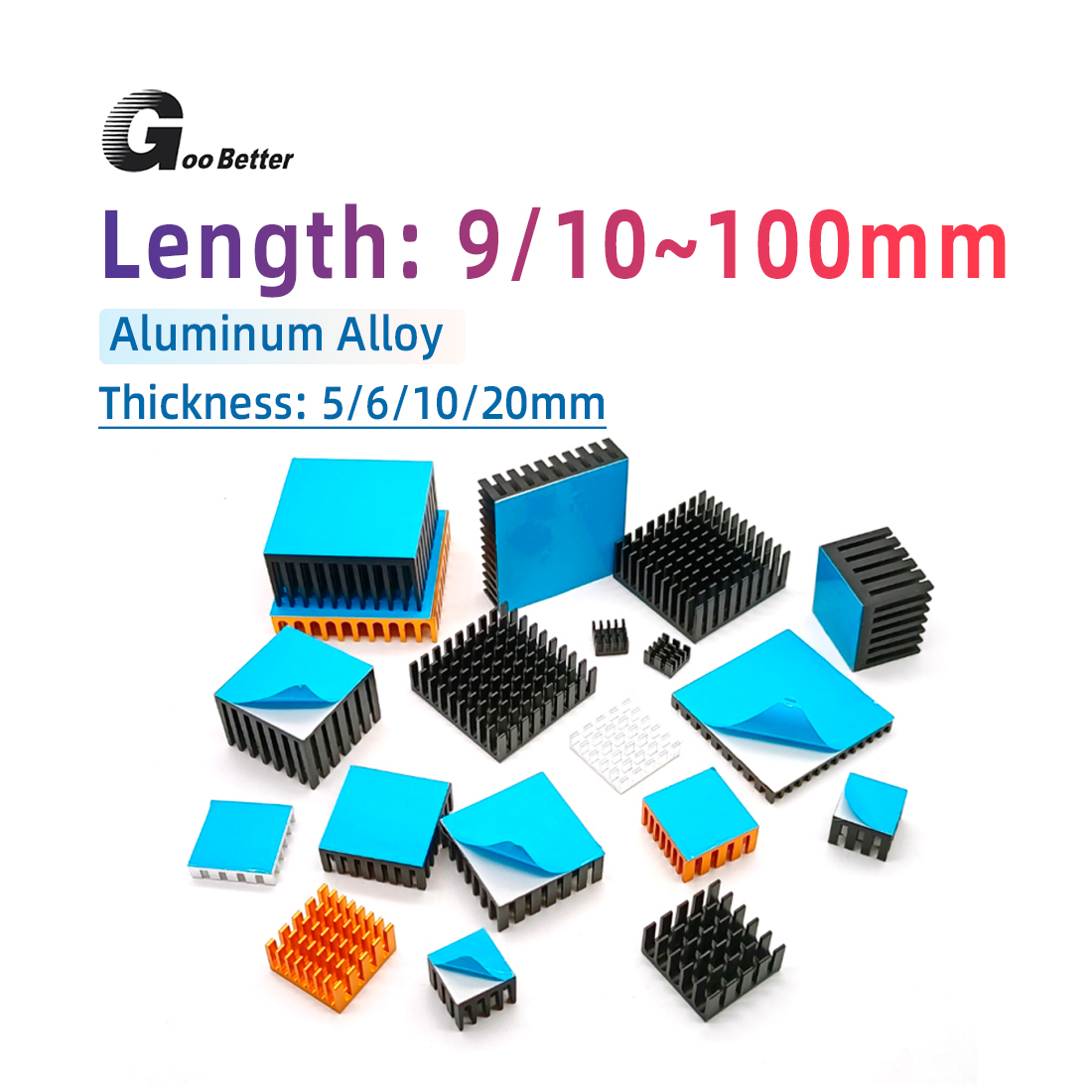Heatsink - Alüminyum Soğutucu Radyatör Elektronik Çip Soğutması