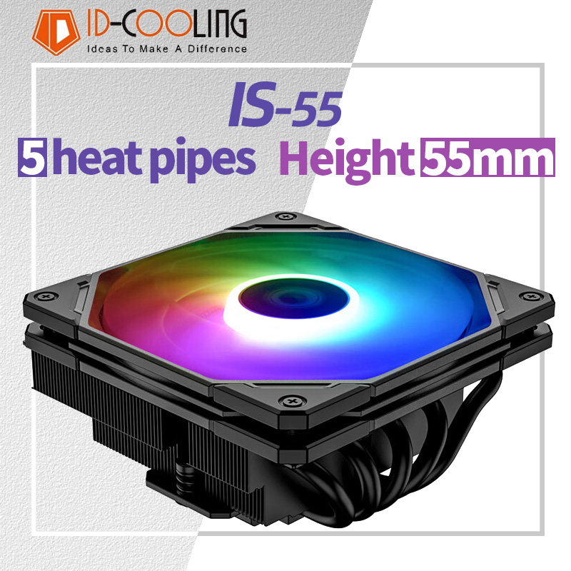 Air Cooler Cpu - ID-COOLING IS-55 5Isı Borusu CPU Soğutucu