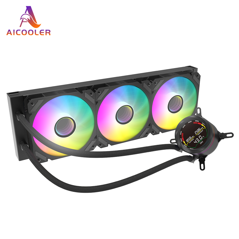 Aio Liquid Cooler - AICOOLER 120mm ARGB AIO Sıvı CPU