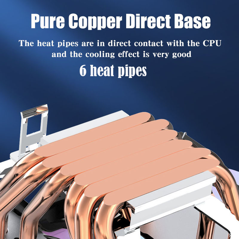 6 Isı Borusu CPU Soğutucu 4Pin - Air Cooler Cpu incelemesi ve fiyatı