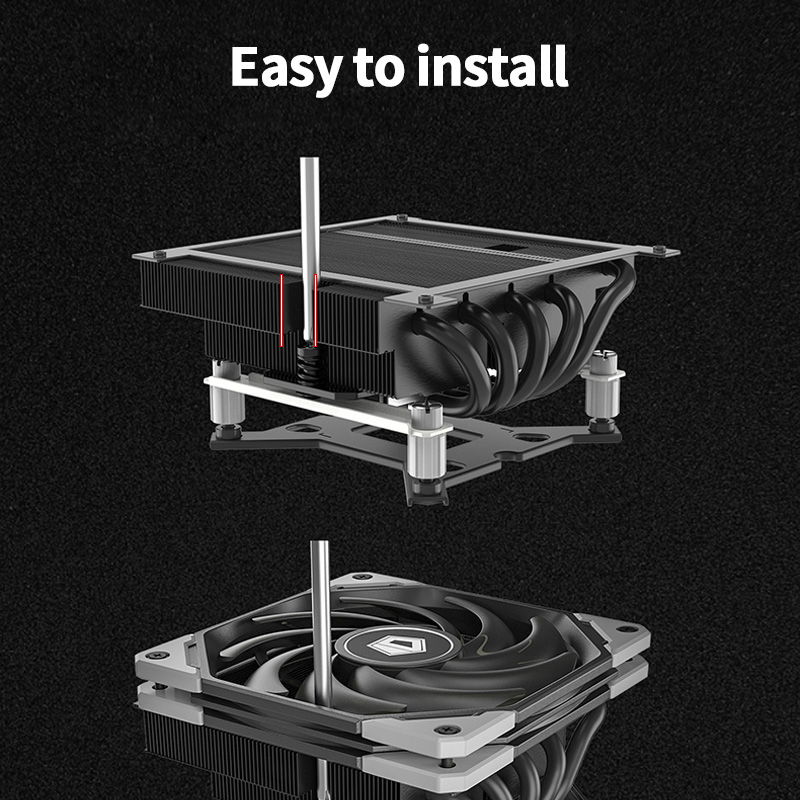 ID-COOLING IS-55 5Isı Borusu C - Air Cooler Cpu incelemesi ve fiyatı