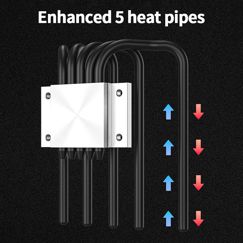 ID-COOLING IS-55 5Isı Borusu C - Air Cooler Cpu incelemesi ve fiyatı