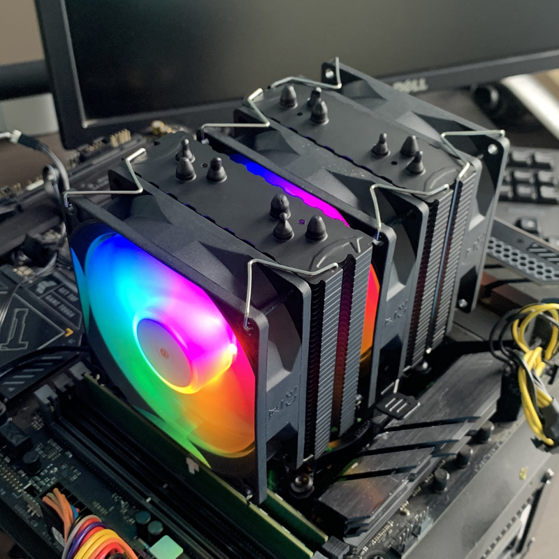 RGB CPU Soğutucu AM4 6 Isı Bor - Cpu Heatsink incelemesi ve fiyatı