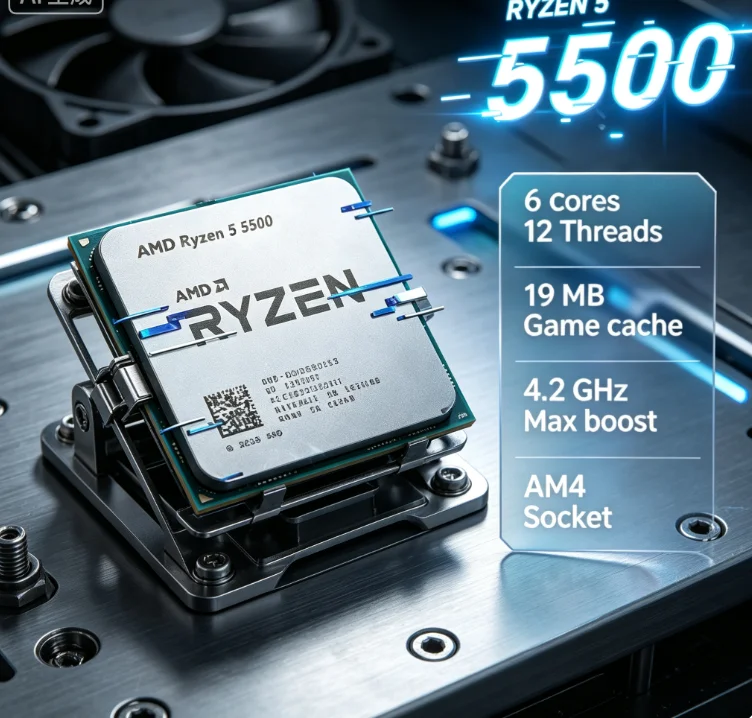 AMD Ryzen 5 5500 Studio Çoklu  - Cpu Cooler incelemesi ve fiyatı