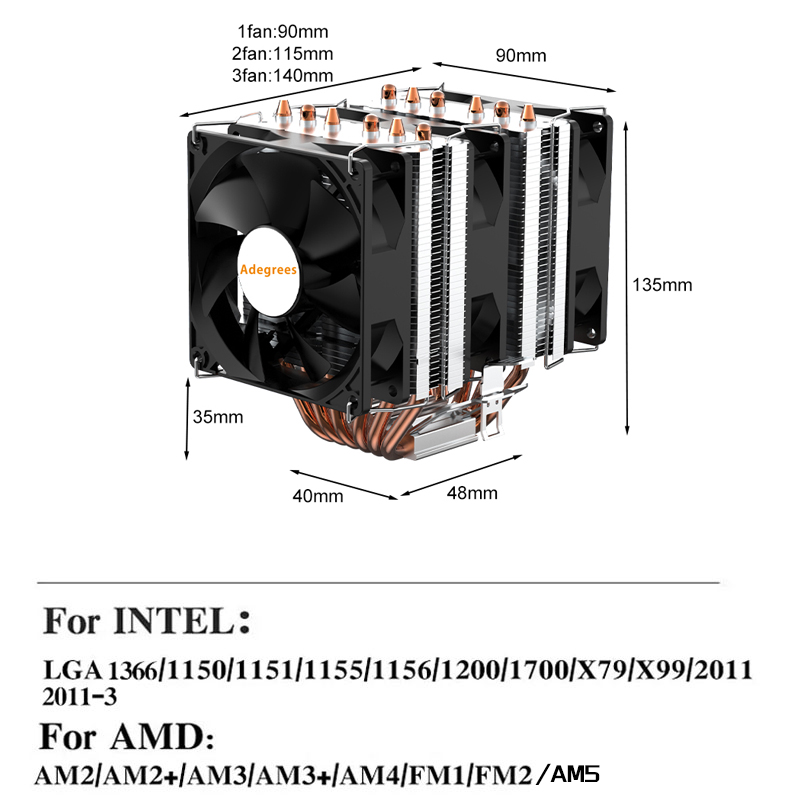 6 Isı Borulu CPU Hava Soğutucu - Air Cooler Cpu incelemesi ve fiyatı